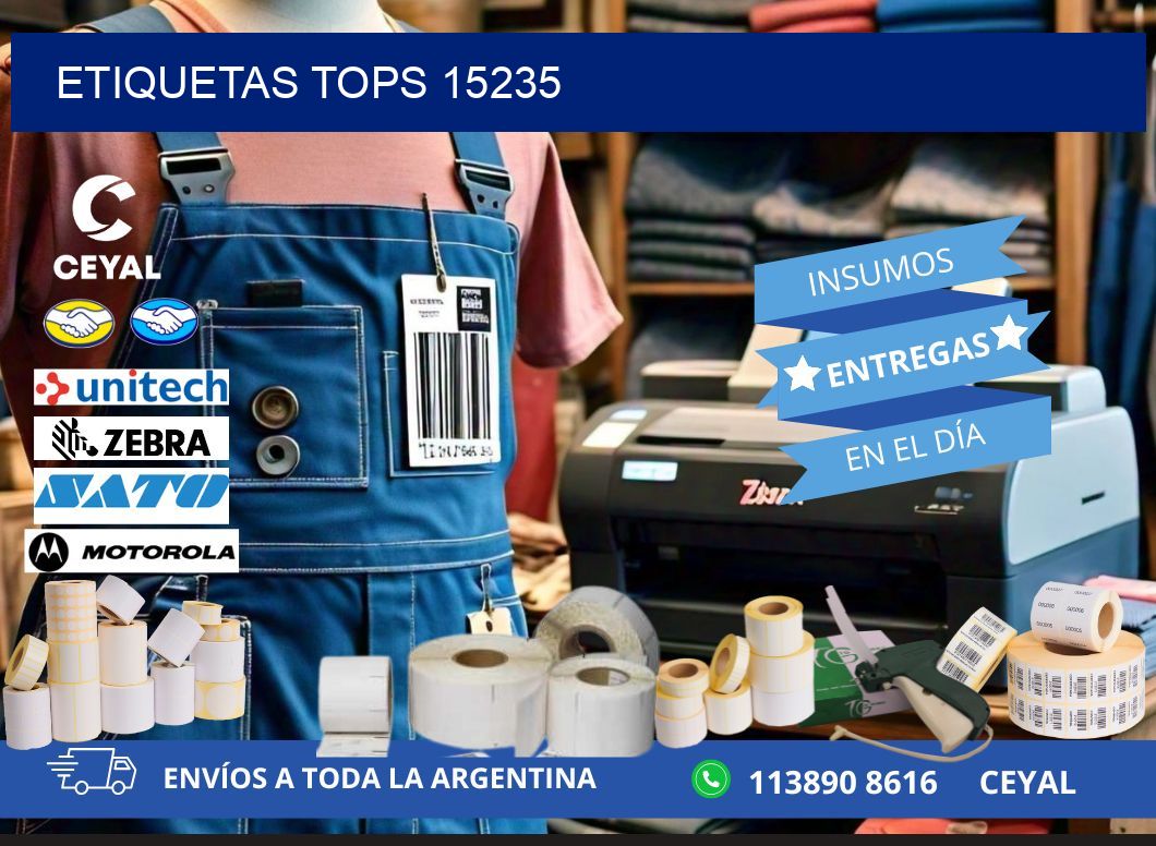 ETIQUETAS TOPS 15235