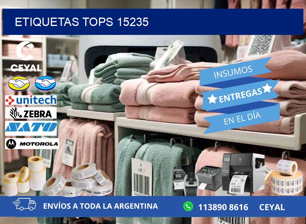 ETIQUETAS TOPS 15235