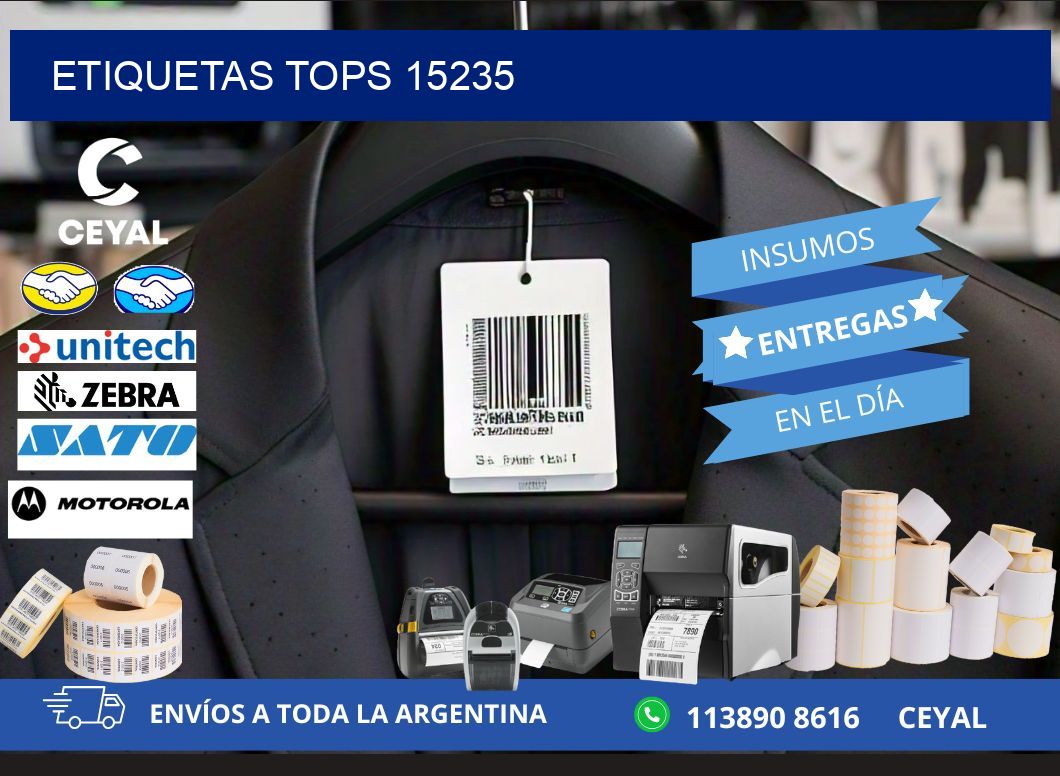 ETIQUETAS TOPS 15235