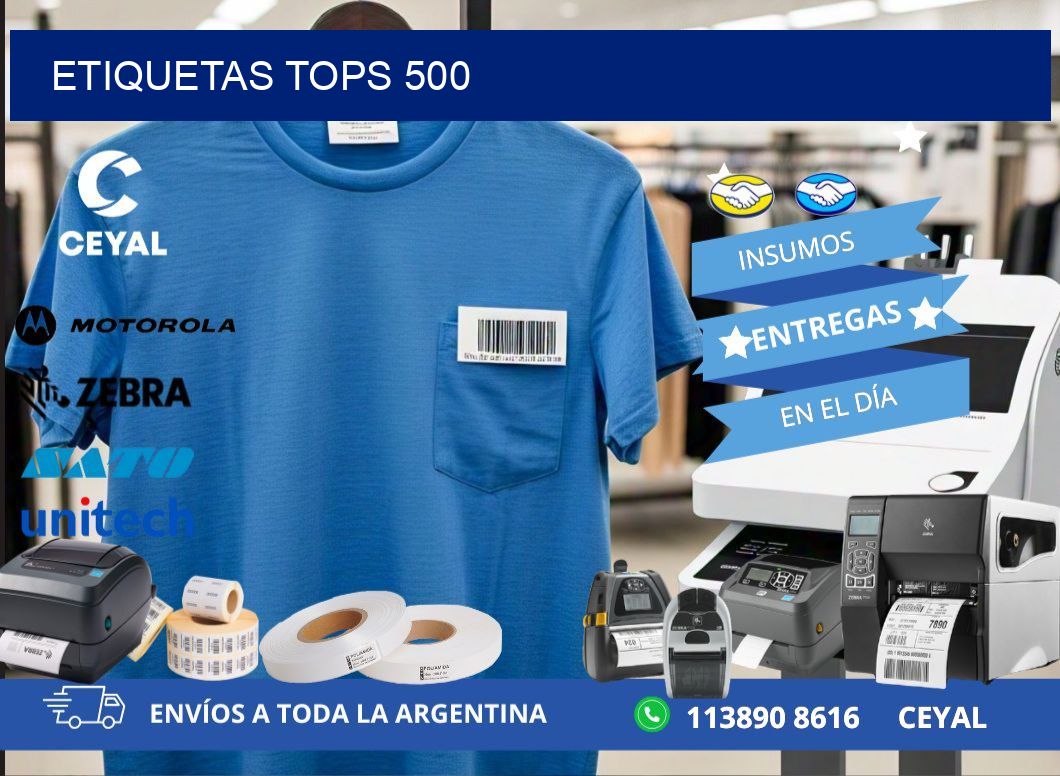 ETIQUETAS TOPS 500