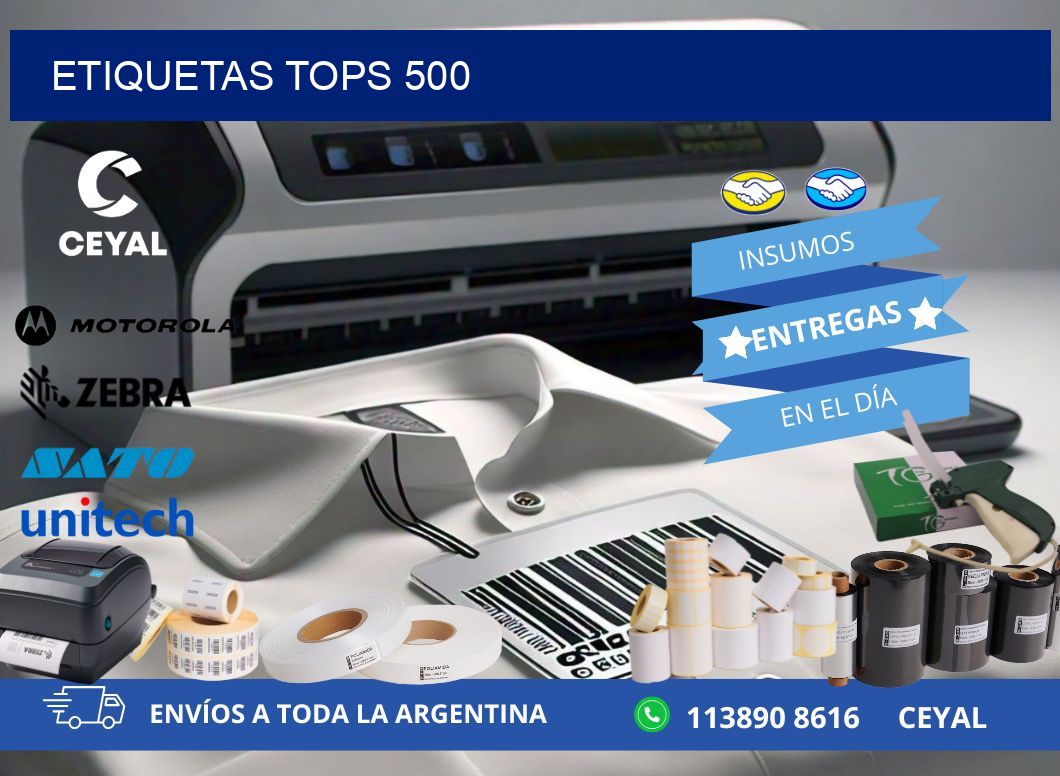 ETIQUETAS TOPS 500