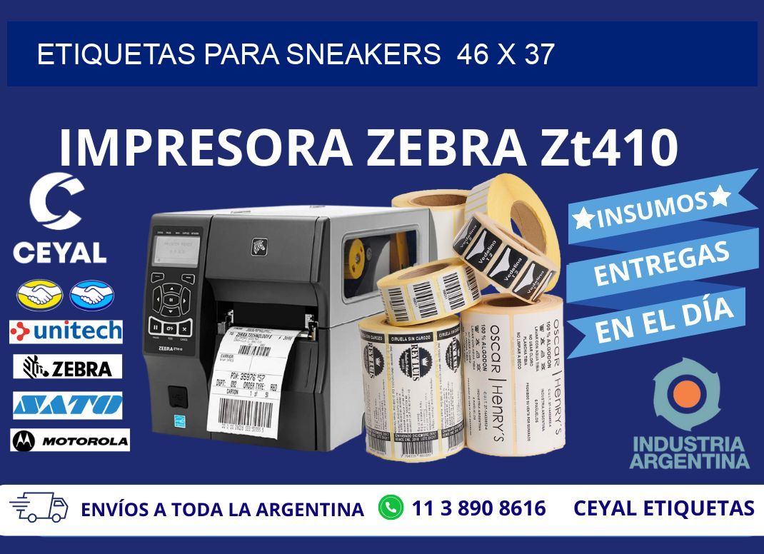 ETIQUETAS PARA SNEAKERS  46 x 37