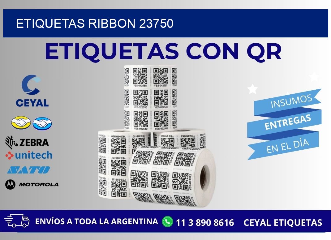 ETIQUETAS RIBBON 23750