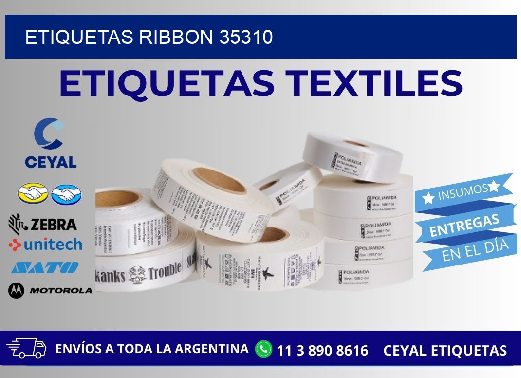 ETIQUETAS RIBBON 35310