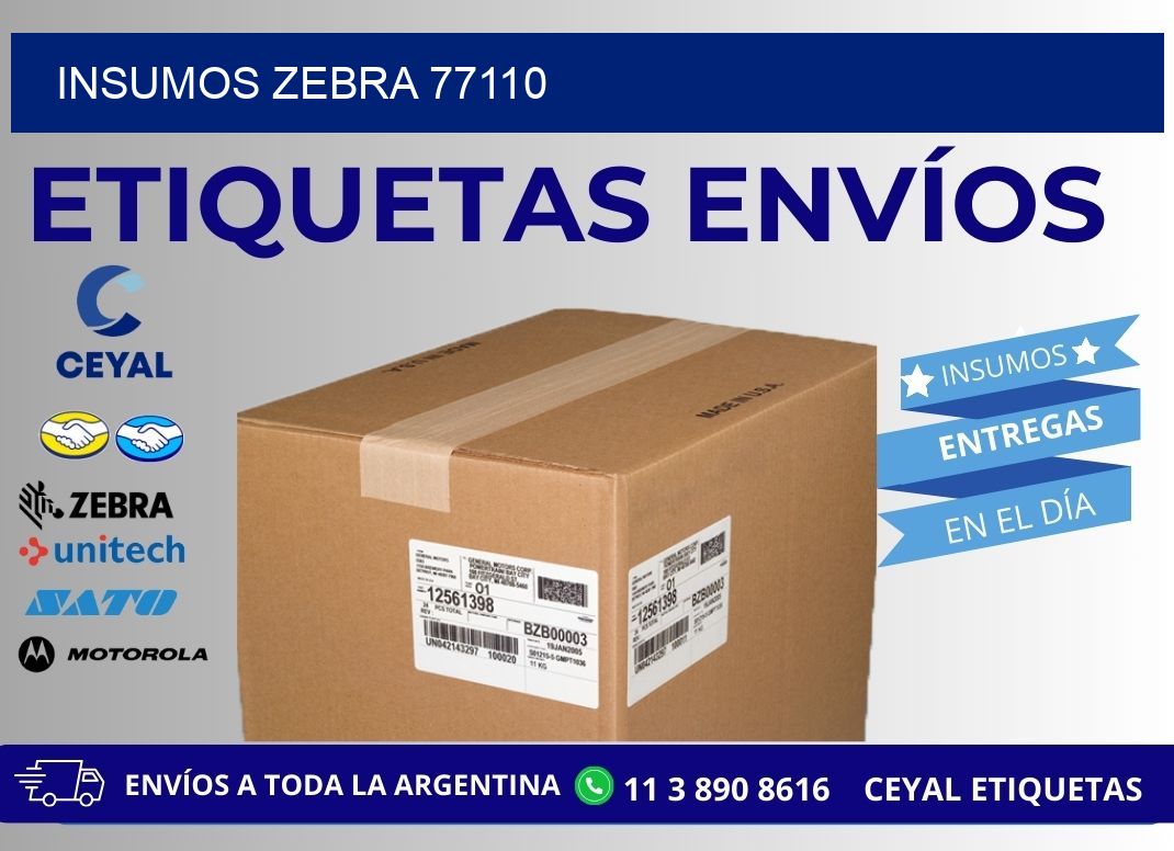 INSUMOS ZEBRA 77110