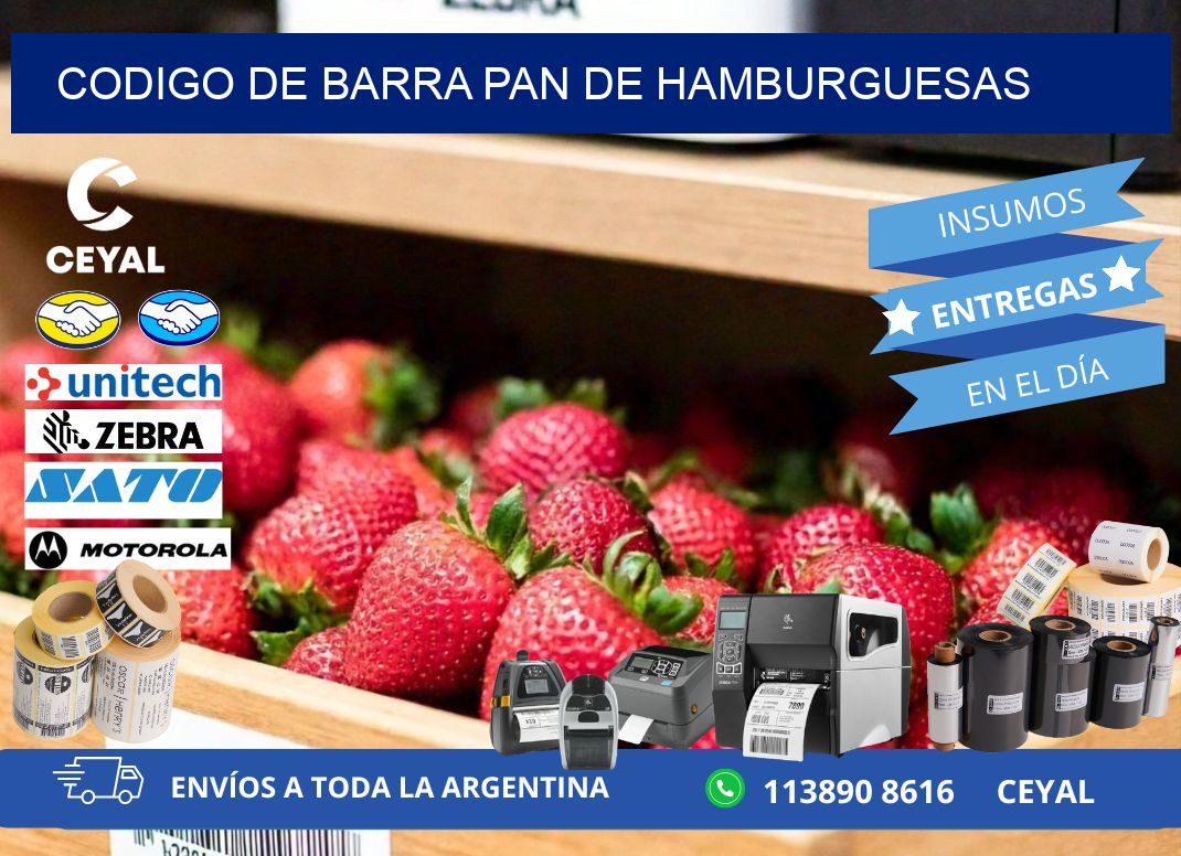 codigo de barra PAN DE HAMBURGUESAS