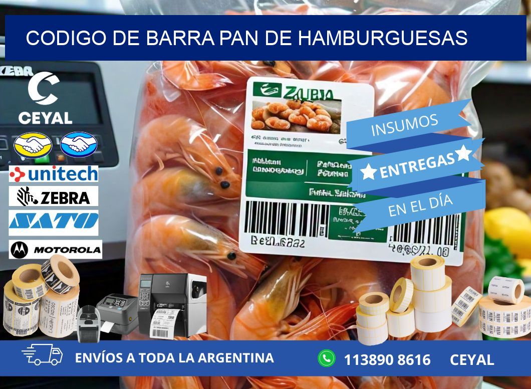 codigo de barra PAN DE HAMBURGUESAS