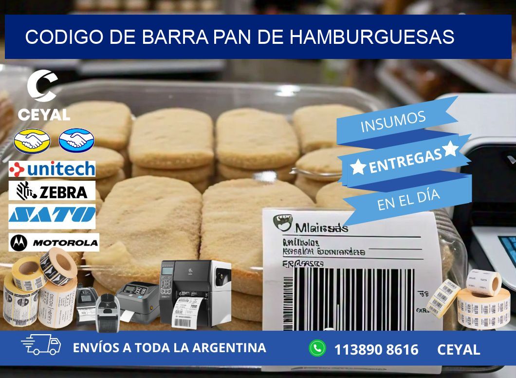 codigo de barra PAN DE HAMBURGUESAS