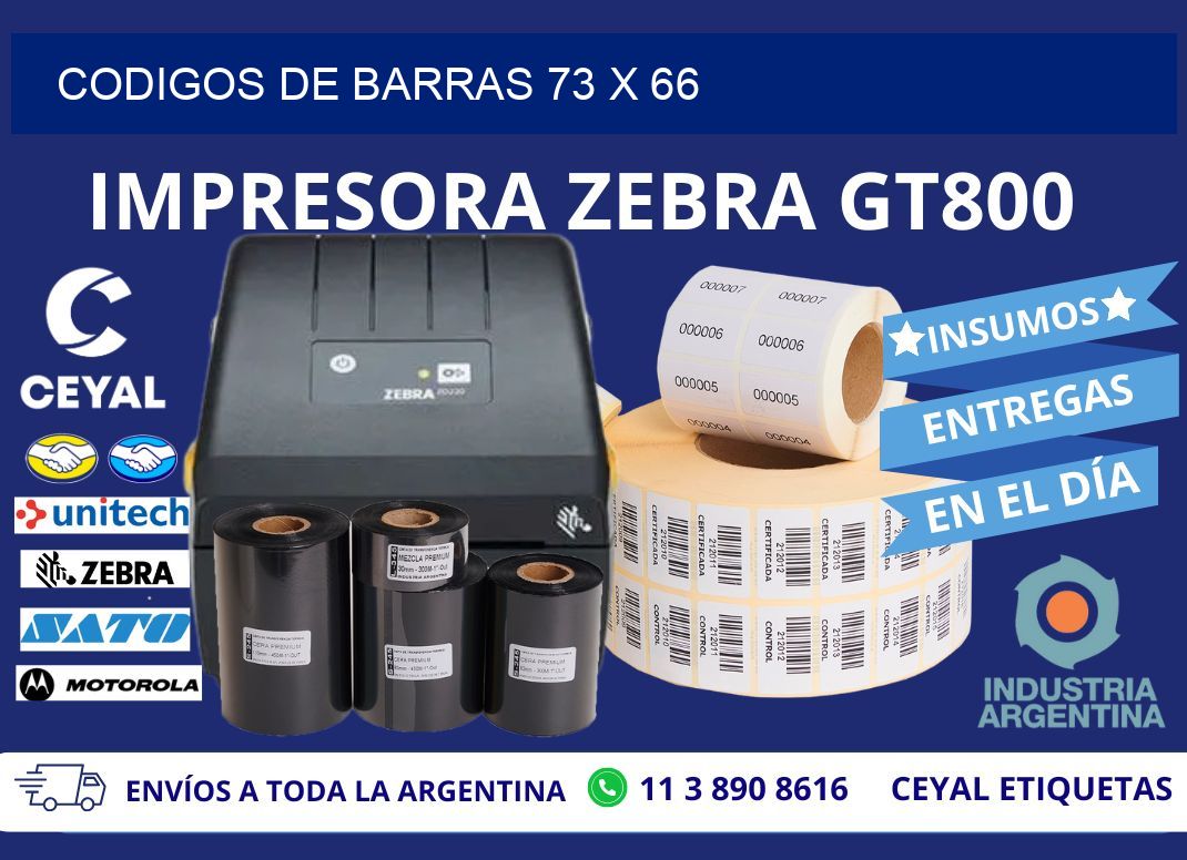 CODIGOS DE BARRAS 73 x 66