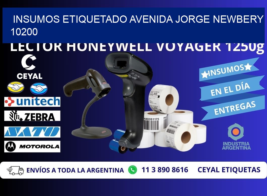 INSUMOS ETIQUETADO Avenida Jorge Newbery 10200