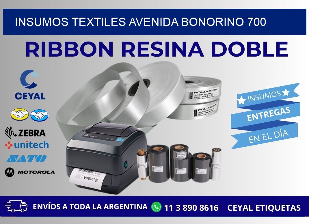 INSUMOS TEXTILES AVENIDA BONORINO 700