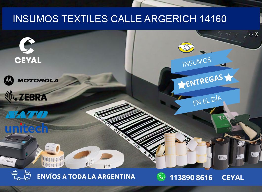 INSUMOS TEXTILES CALLE ARGERICH 14160