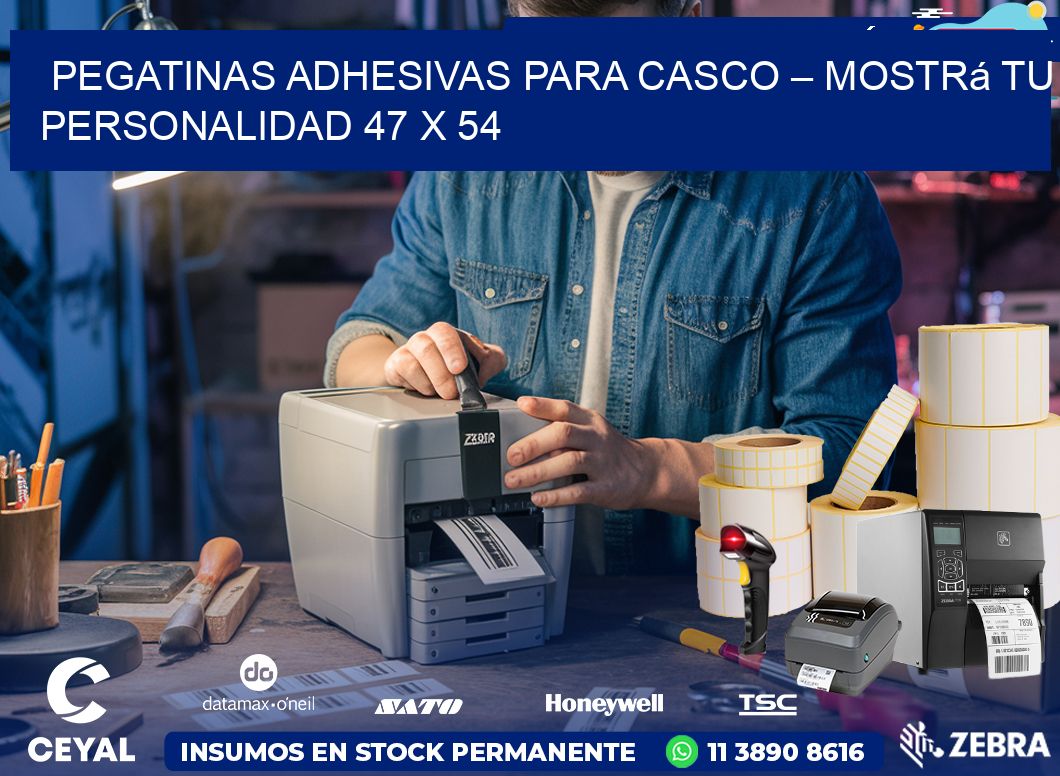 Pegatinas Adhesivas para Casco – Mostrá Tu Personalidad 47 x 54