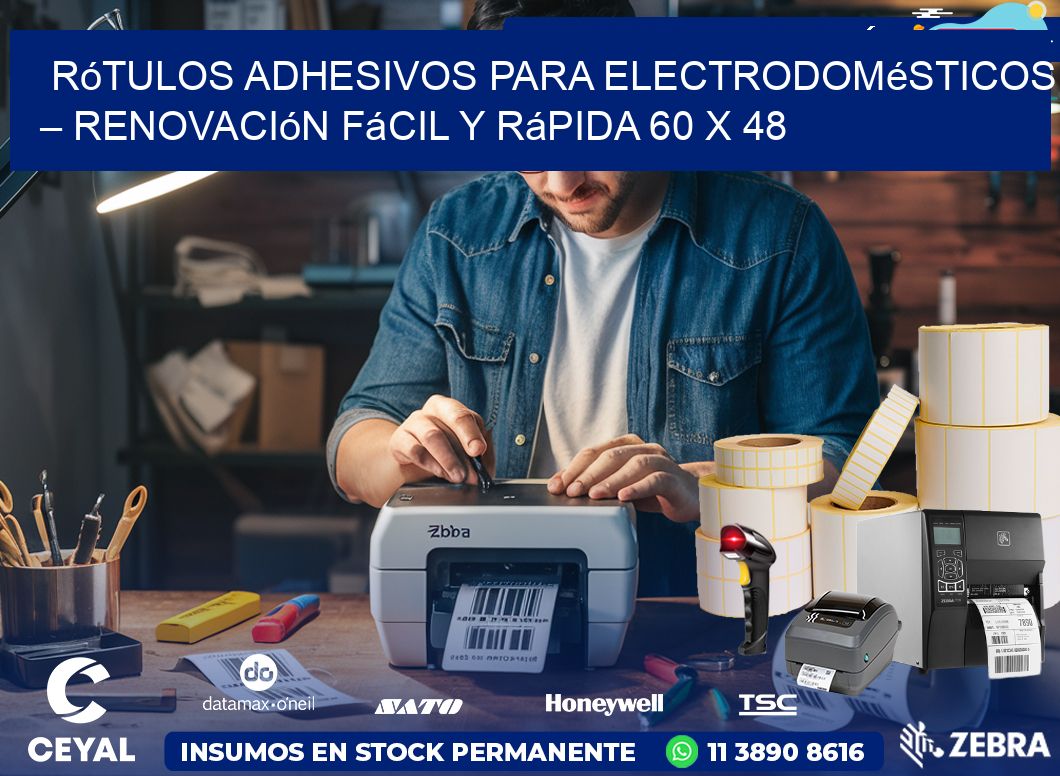 Rótulos Adhesivos para Electrodomésticos – Renovación Fácil y Rápida 60 x 48