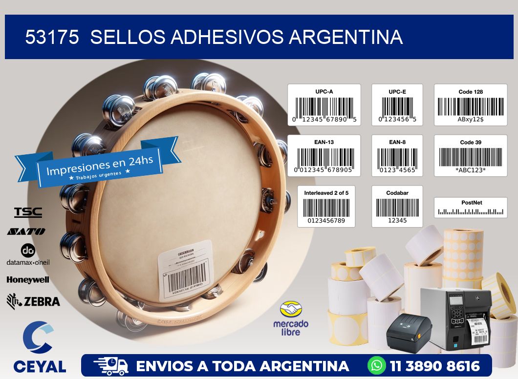 53175  Sellos Adhesivos Argentina