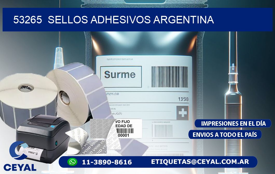 53265  Sellos Adhesivos Argentina