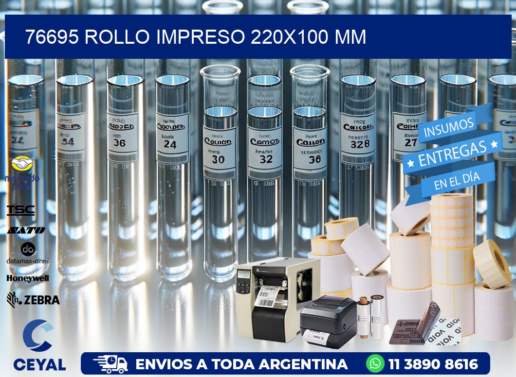 76695 ROLLO IMPRESO 220×100 mm