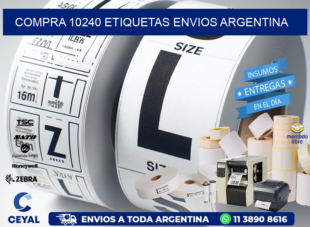 COMPRA 10240 ETIQUETAS ENVIOS ARGENTINA