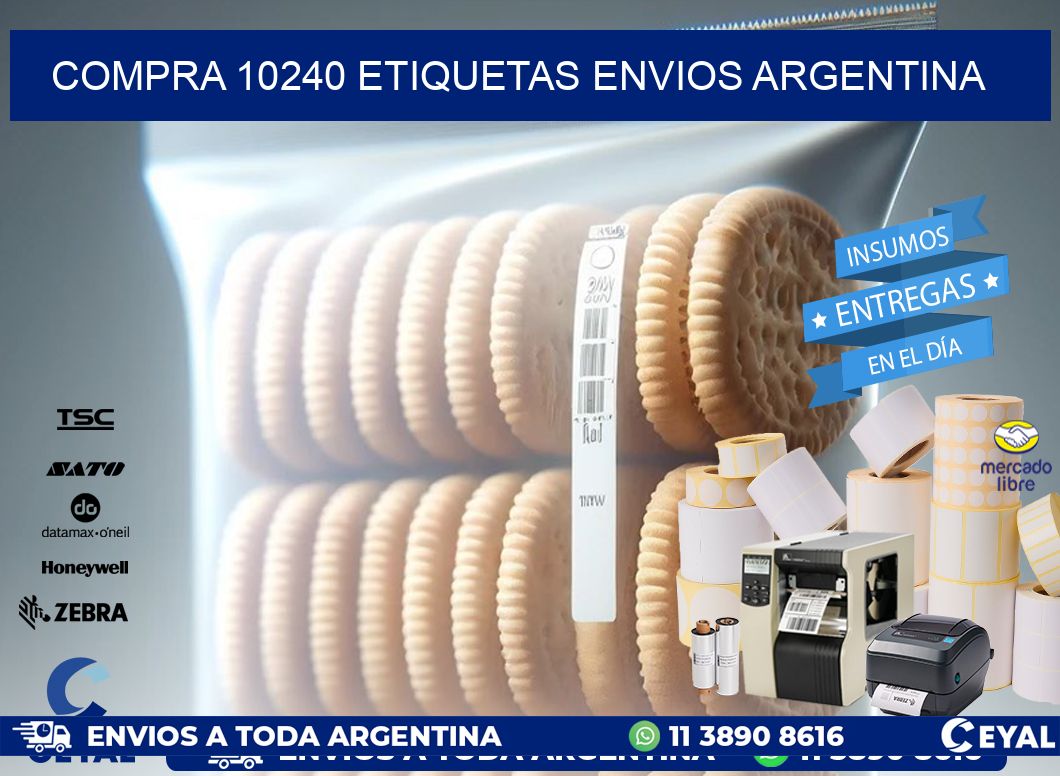 COMPRA 10240 ETIQUETAS ENVIOS ARGENTINA