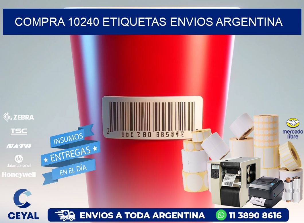 COMPRA 10240 ETIQUETAS ENVIOS ARGENTINA