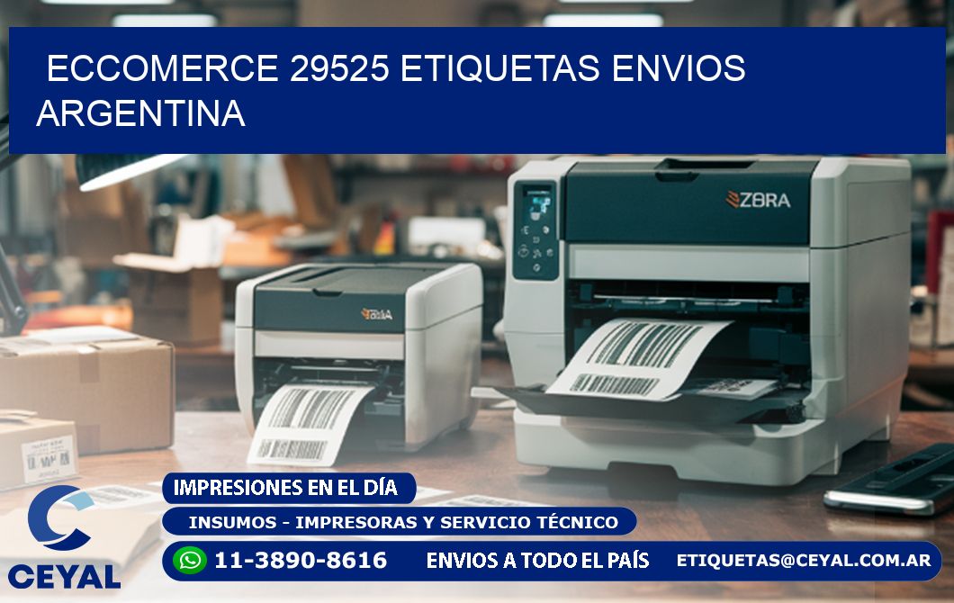 ECCOMERCE 29525 ETIQUETAS ENVIOS ARGENTINA