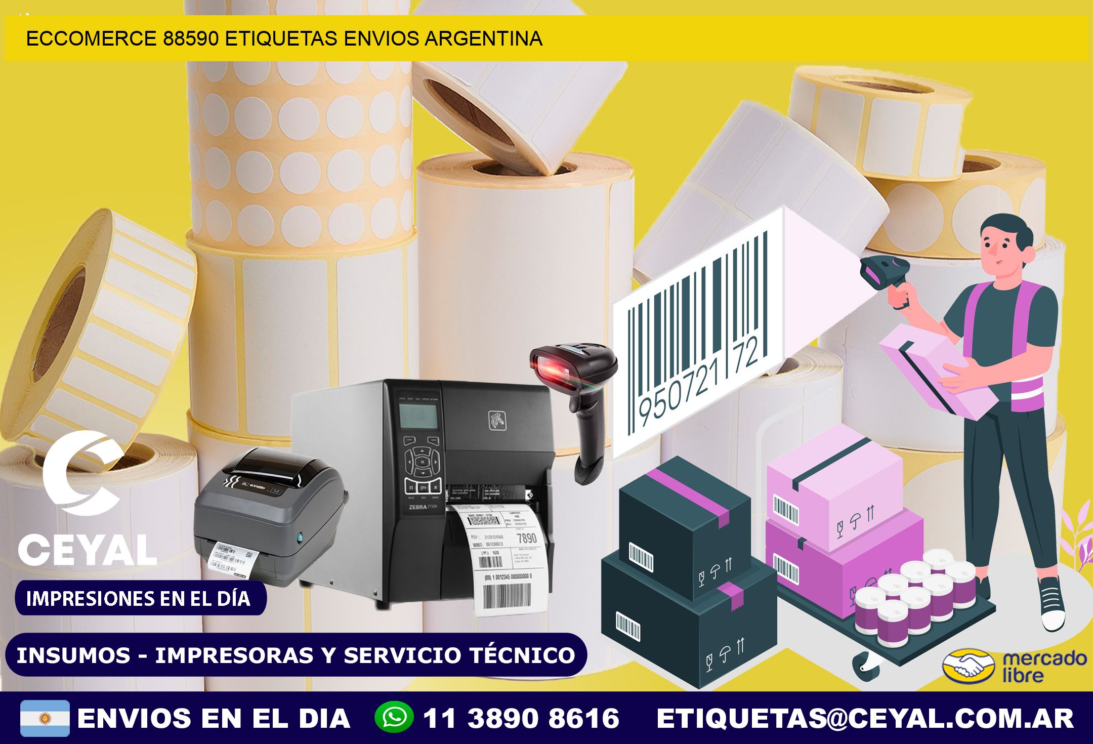 ECCOMERCE 88590 ETIQUETAS ENVIOS ARGENTINA