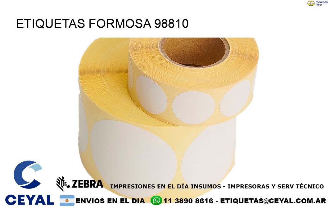 ETIQUETAS FORMOSA 98810