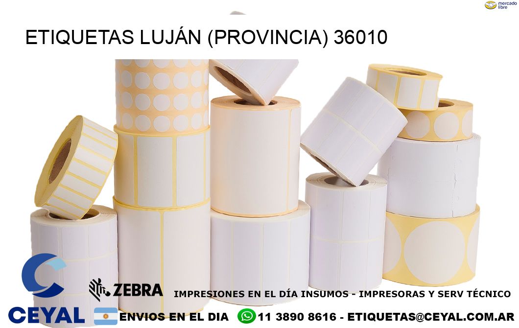 ETIQUETAS LUJÁN (PROVINCIA) 36010