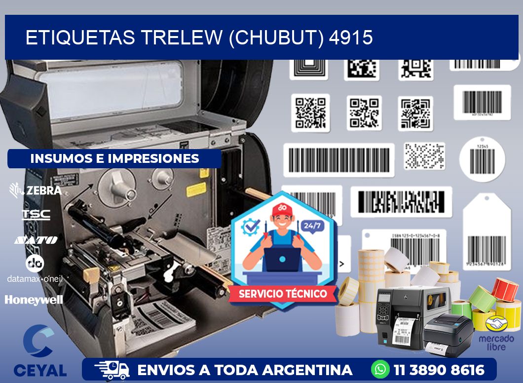 ETIQUETAS TRELEW (CHUBUT) 4915