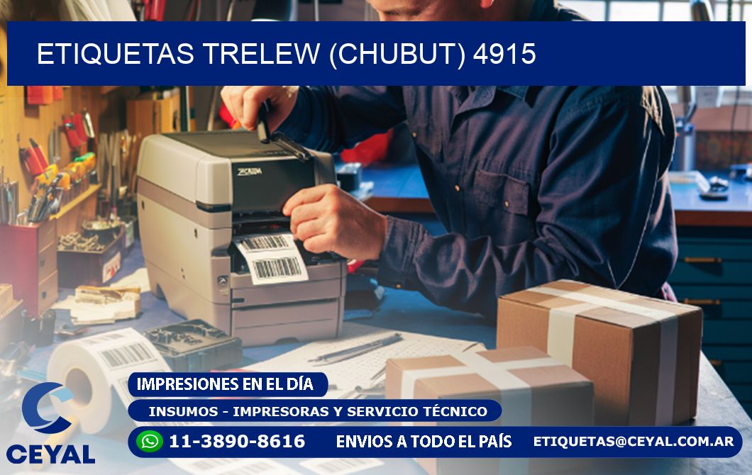 ETIQUETAS TRELEW (CHUBUT) 4915