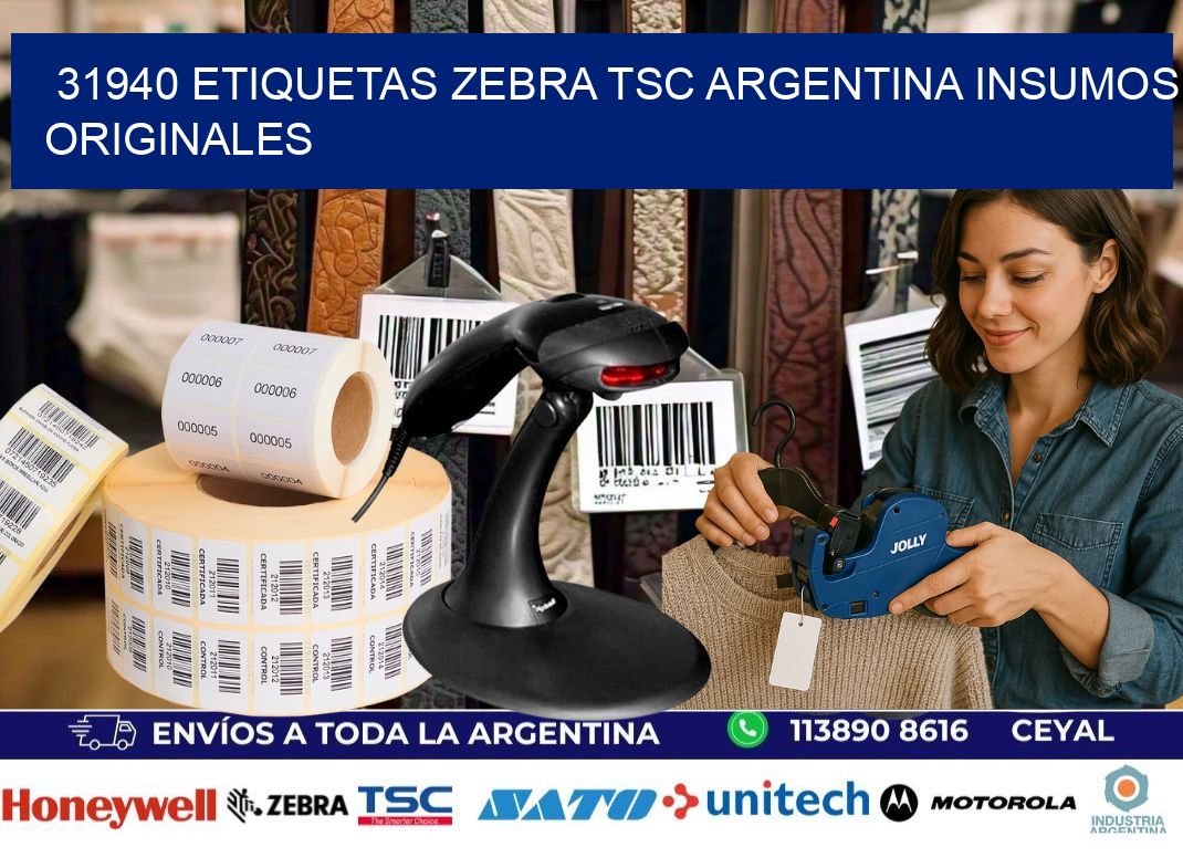 31940 etiquetas zebra tsc argentina INSUMOS ORIGINALES