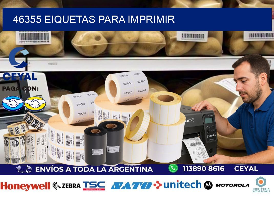 46355 EIQUETAS PARA IMPRIMIR