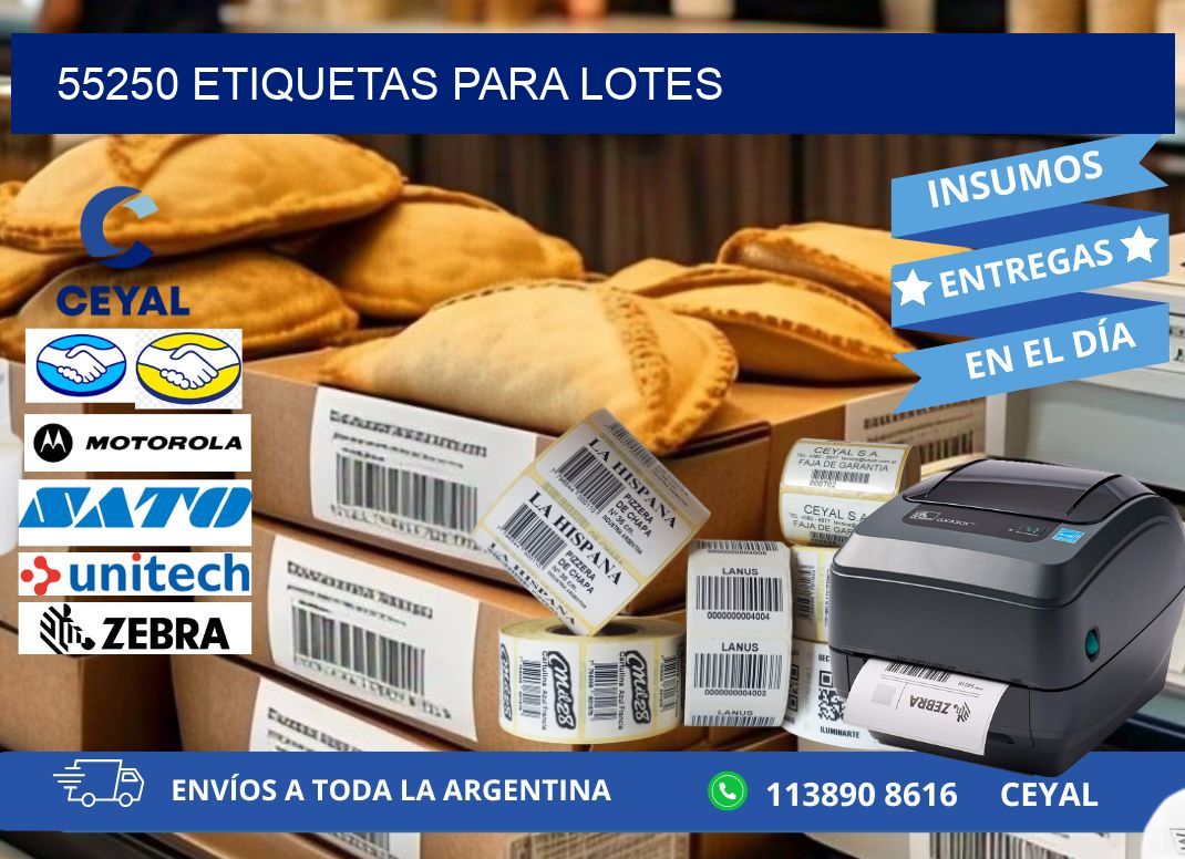 55250 ETIQUETAS PARA LOTES