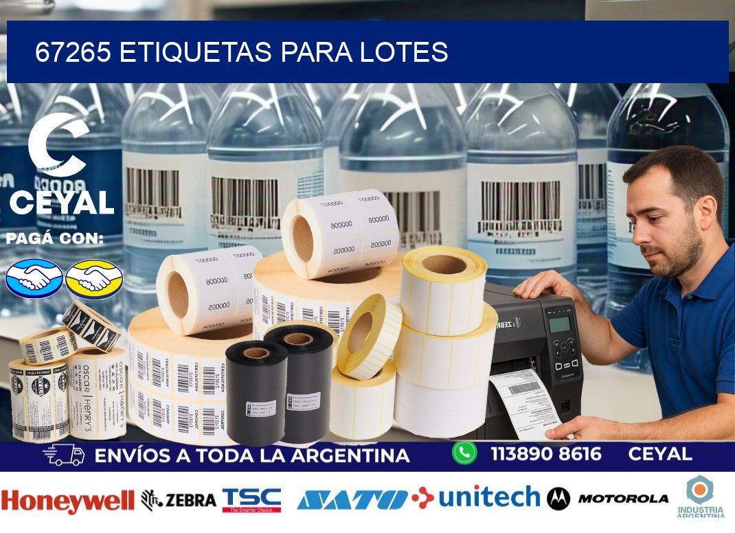 67265 ETIQUETAS PARA LOTES