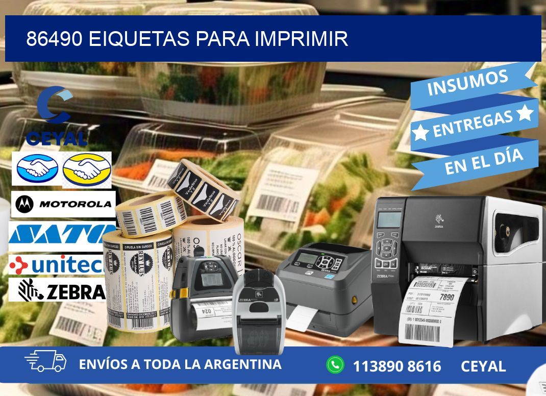 86490 EIQUETAS PARA IMPRIMIR