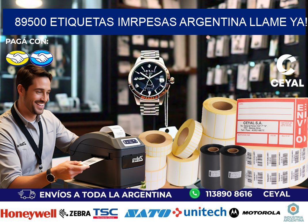 89500 etiquetas imrpesas argentina LLAME YA!