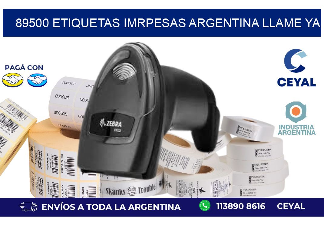 89500 etiquetas imrpesas argentina LLAME YA!