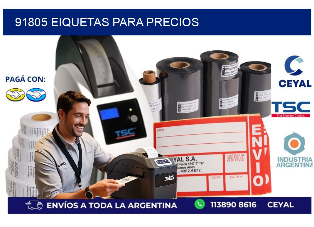 91805 EIQUETAS PARA PRECIOS