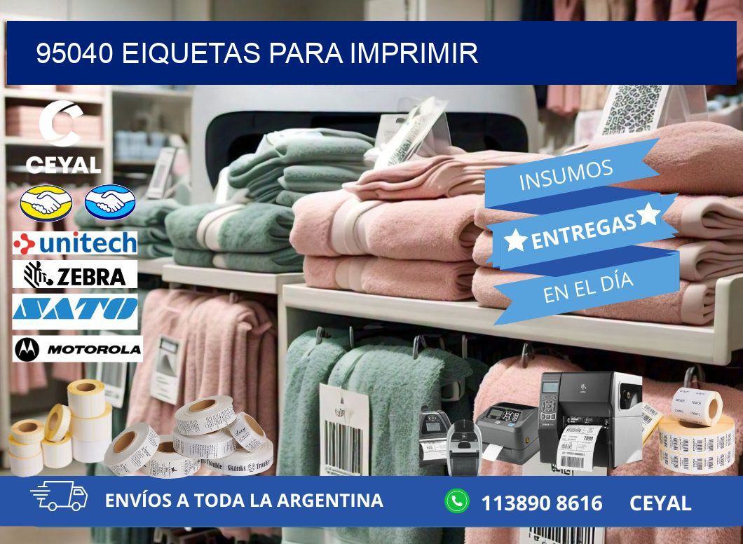 95040 EIQUETAS PARA IMPRIMIR
