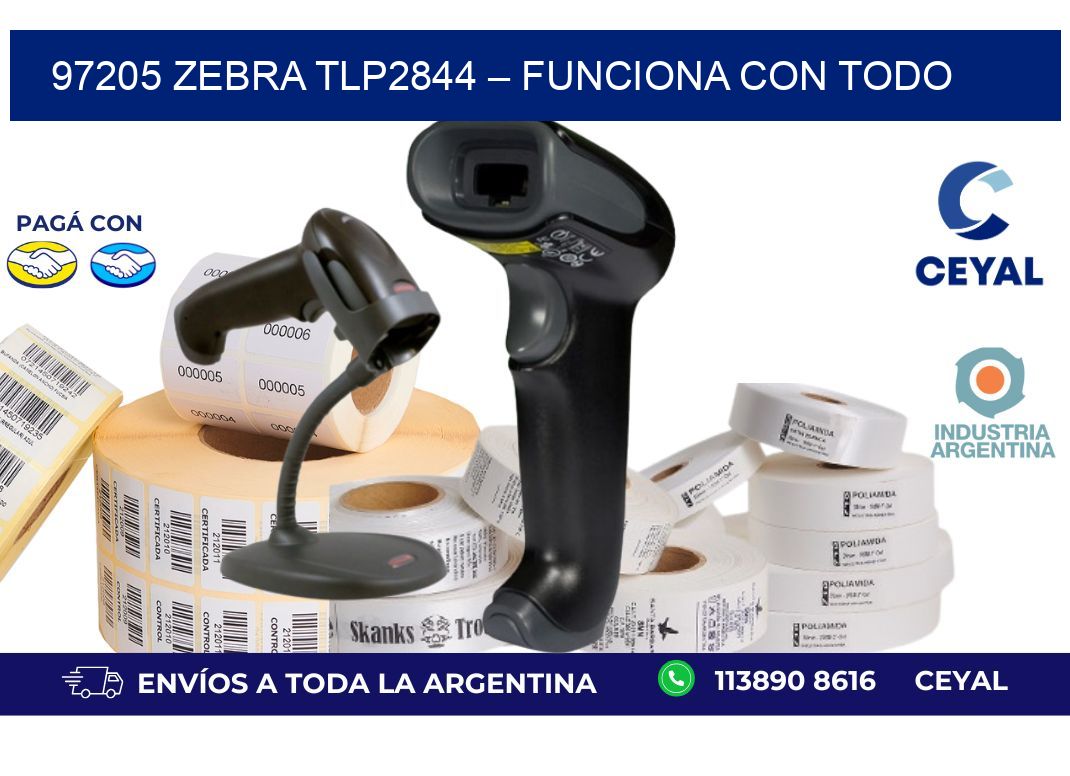 97205 Zebra TLP2844 – Funciona con Todo