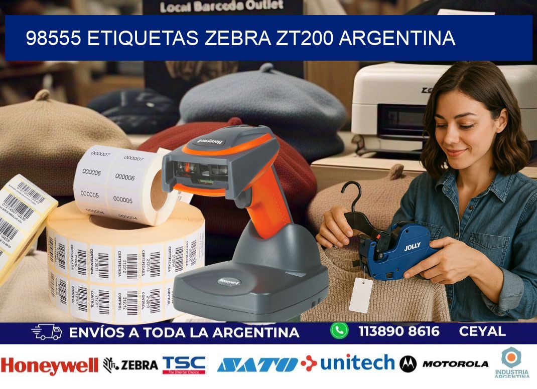 98555 etiquetas zebra zt200 argentina