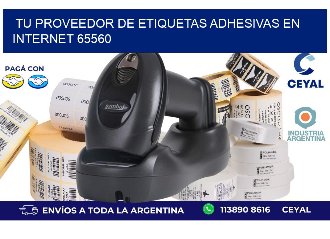 Tu Proveedor de Etiquetas Adhesivas en Internet 65560